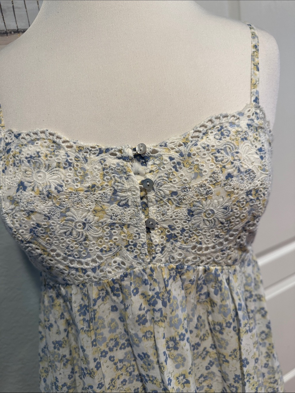 Joie Sleep Sz Small Spaghetti-Strap Floral PJ Dress • NWT! - Picture 3 of 11
